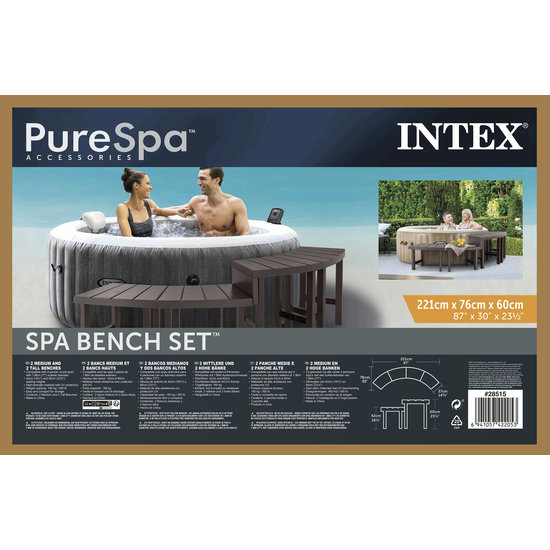 Intex spa tafel medium en large (4 stuks)