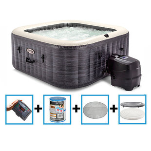 PureSpa Greystone Deluxe Bubble Therapy + HWS 4 p