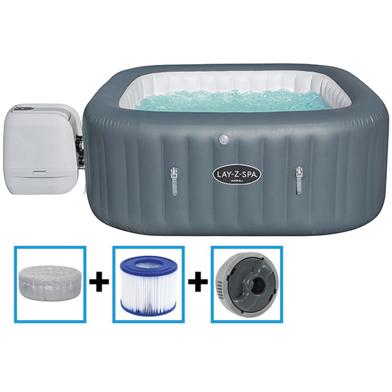 Bestway Lay-Z Spa Hawaii  Bubble & Jet - 4-6 personen