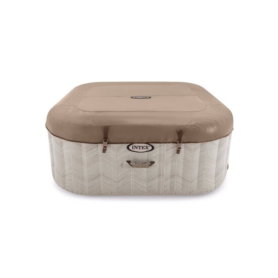 Intex PureSpa Chevron Deluxe Bubble Therapy + Hard Water Systeem + Zoutwatersysteem - 6 personen