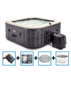 PureSpa Greystone Deluxe Bubble Therapy + HWS - 4 personen
