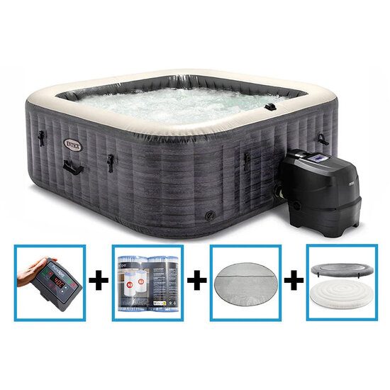 Intex PureSpa Greystone Deluxe Bubble Therapy + HWS - 6 personen