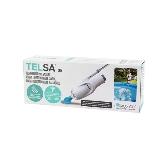 Kokido Telsa 5 elektrische accu zwembad & spastofzuiger