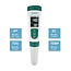Schwimm® digitale tester oplaadbaar voor pH en zoutgehalte