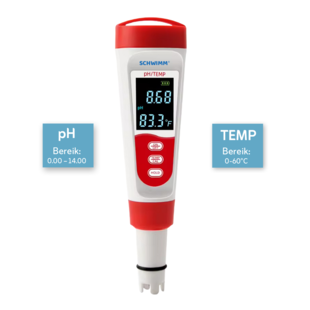 digitale tester voor pH en temperatuur