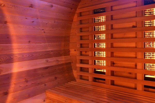 Infra4Health Barrel sauna infrarood CLEAR