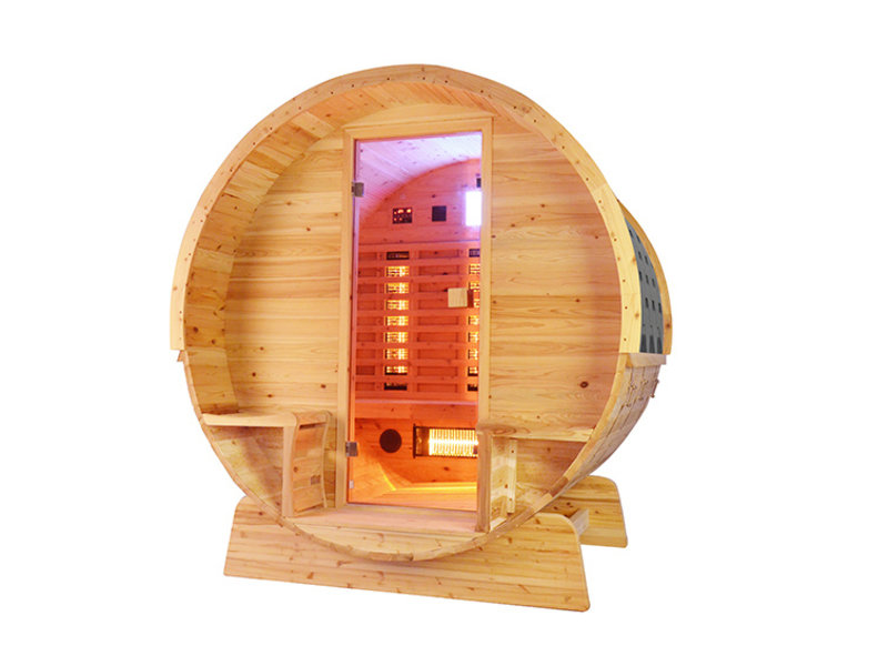 Canopy infrarood barrel sauna
