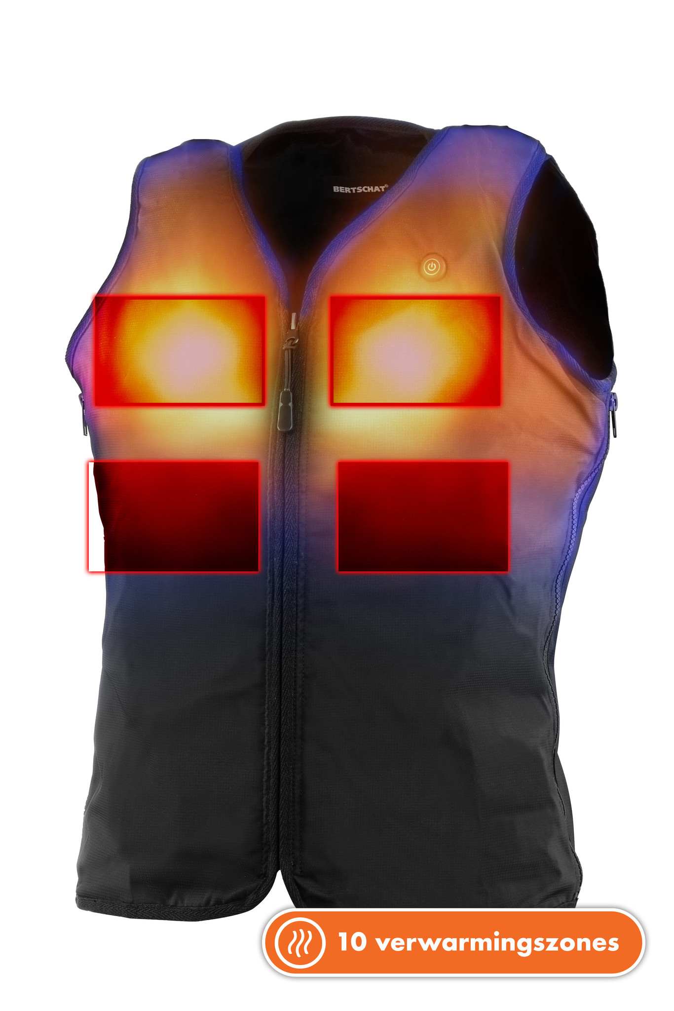 Heated Bodywarmer Dual Heating Incl. Powerbanks ComfortProducten.nl