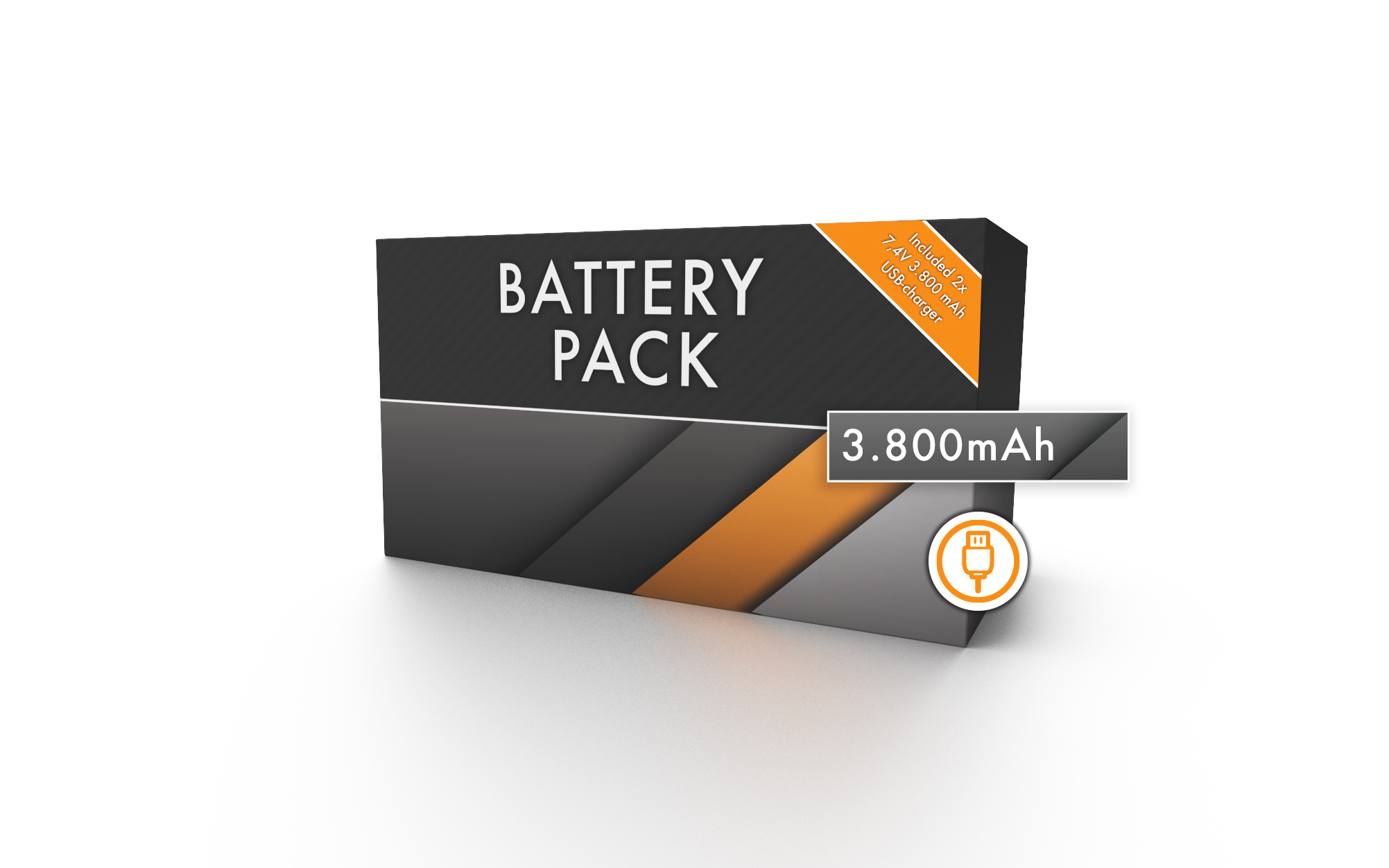 Extra Battery Pack 3.800 mAh USB