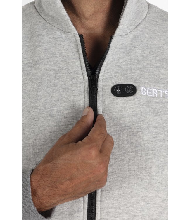 Verwarmde Hoodie - Heren | Dual Heating - Grijs