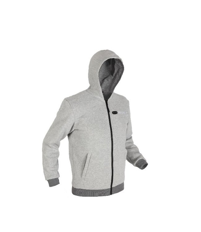 Verwarmde Hoodie - Heren | Dual Heating - Grijs