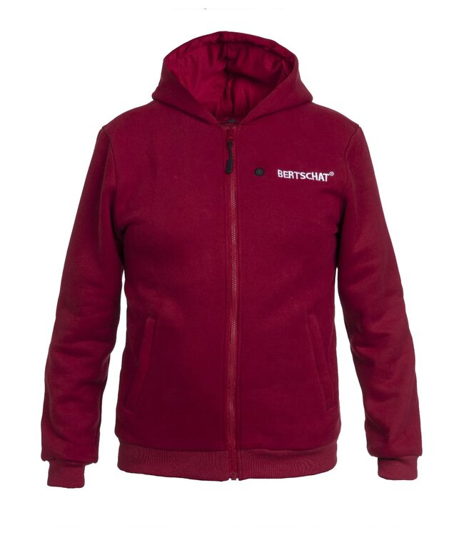 Verwarmde Hoodie PRO |  Heren - Bordeauxrood