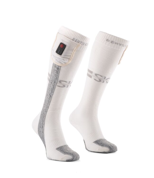 Heated Socks - Aerowhite | USB - Wintersport Editie | Dun & Slijtvast