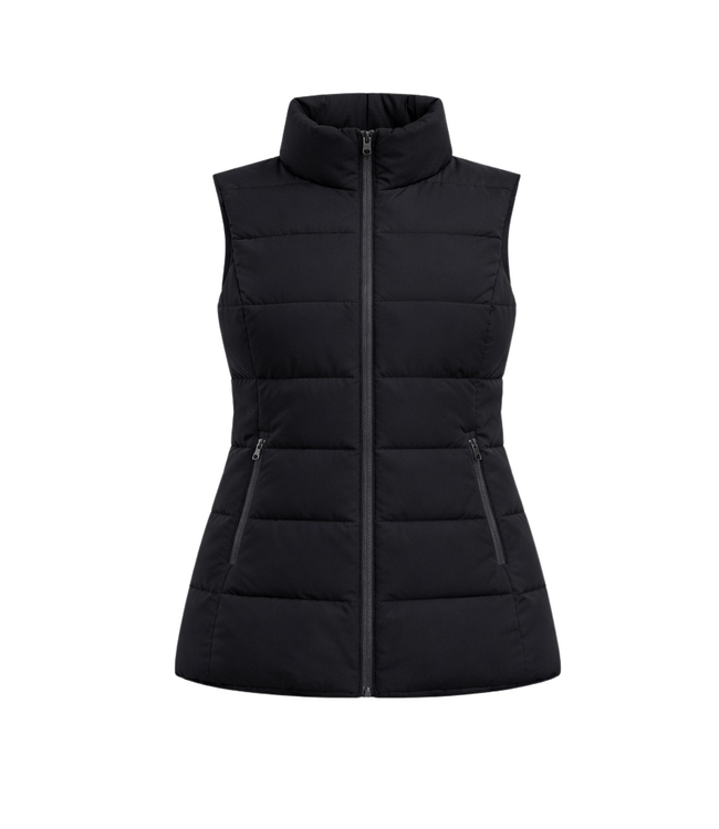 Gewatteerde Heated Bodywarmer Dames - Zwart - Dual Heating | 12V