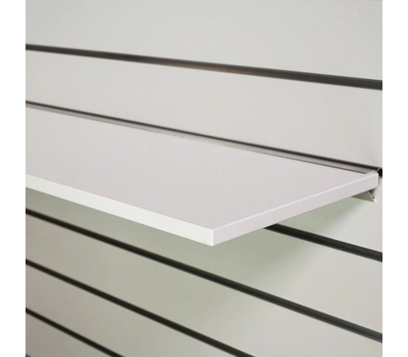 behalve voor blauwe vinvis applaus MDF Legplank , kleur wit, 1200 x 275 x18 mm, rondom afgeplakt met 2 mm ABS  band. - Dizz BV