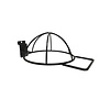 Caphouder voor slatwall, Zwart