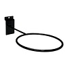 Zwarte ballenring, rond 15 cm