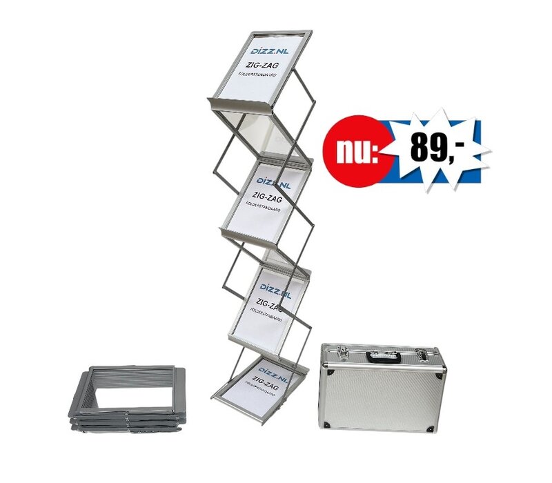 Zig Zag Folderstandaard tbv DIN A4 folders