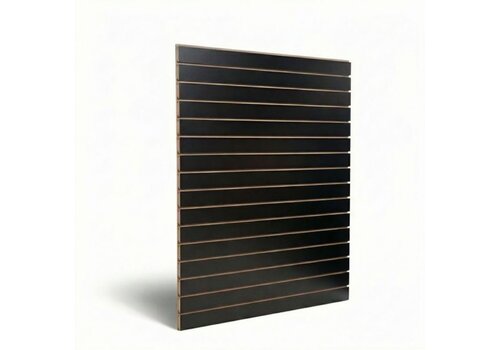 Slatwall, ZWART,  75 mm