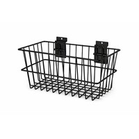 Zwarte draadmand, 300(B)x150(D)x150(H) mm