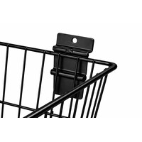 Zwarte draadmand, 300(B)x150(D)x150(H) mm