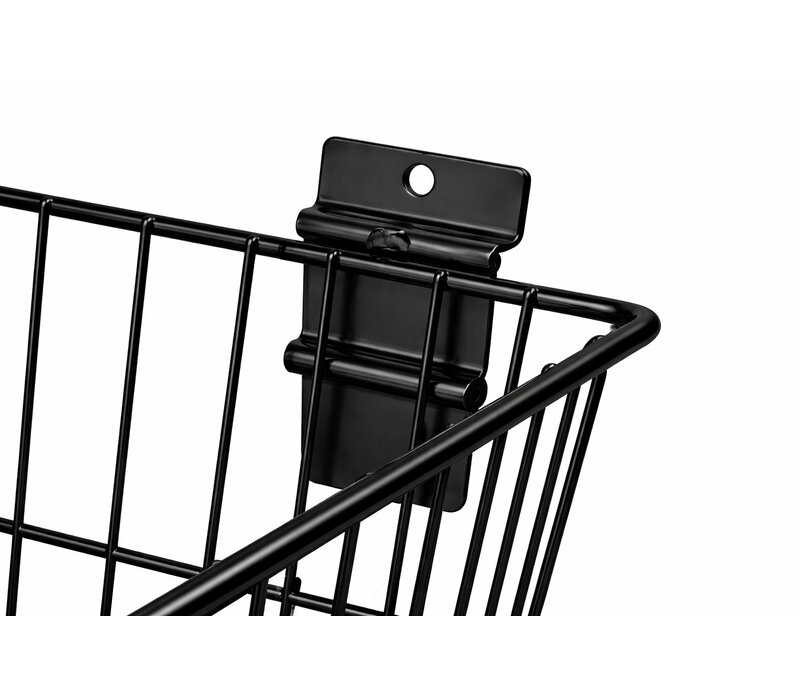 Zwarte draadmand, 300(B)x150(D)x150(H) mm