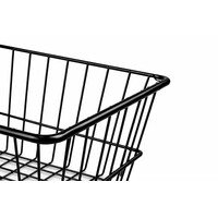 Zwarte draadmand, 300(B)x150(D)x150(H) mm