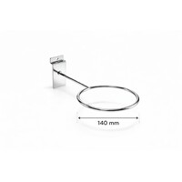 Ballenring, chroom, rond 15 cm