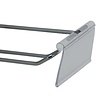 Etikethouder 60x40 mm t.b.v. eurohaak met bovenstang - Copy
