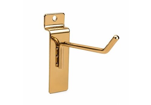 Enkele blisterhaak, L=10 cm-goud-look