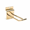 Eurohaak ,voor slatwall ,L=10 cm, goud-look