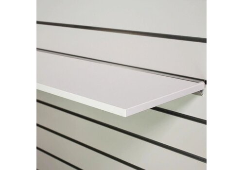 Legplank, 1200x200x18 mm,WIT  excl. schapdrager(s)