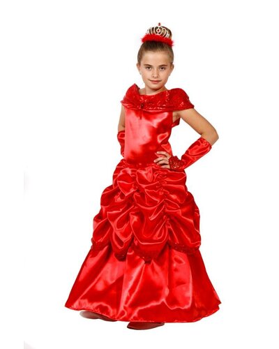 Magicoo Rode lange prinsessenjurk