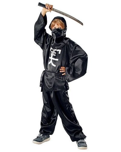 Magicoo Zwart Ninja kostuum