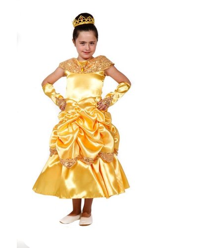 Magicoo Gele prinsessenjurk Belle