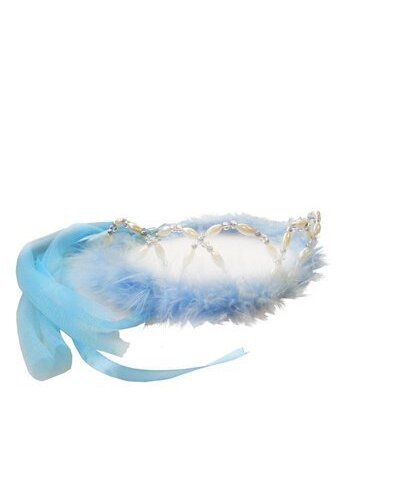 Magicoo Blauwe diadeem met parels