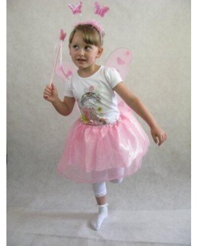 Magicoo Roze vlinderjurk voor kinderen
