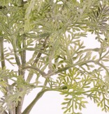 Artemisia (Alsem) bush, 48 hojas, flocked, 30cm