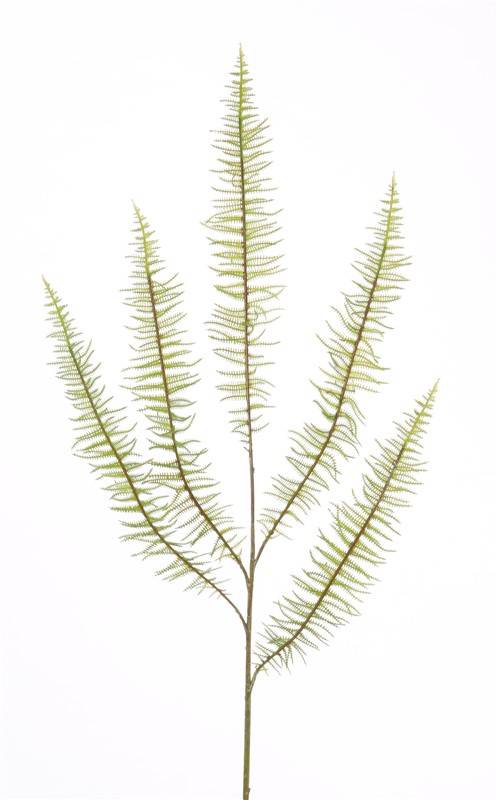 fernbranch fine x5, plastic leaves 68cm