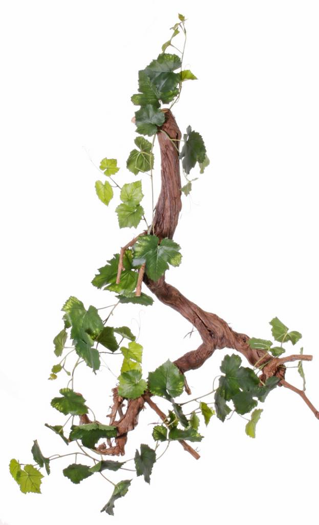 Guirnalda de hojas de uva 186cm, 54 hojas - resistente a los rayos UV