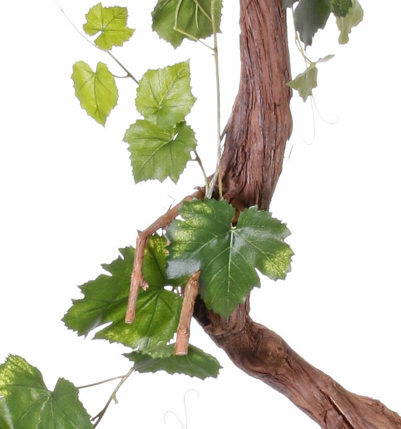 Guirnalda de hojas de uva 186cm, 54 hojas - resistente a los rayos UV