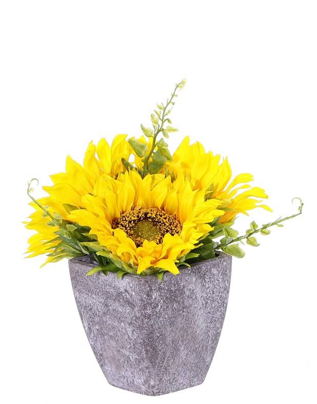 Girasol deco de mesa - Top Art International - flores y plantas  artificiales - solo para clientes comerciales