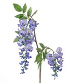 Wisteria sinensis "de luxe", 2 flores (30cm/15cm), 29 hojas, 105cm