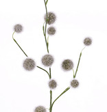 Allium branch (polystyreen) 'SummerBreeze' with 12 balls,  (Ø 2,5 - 4cm),  80cm