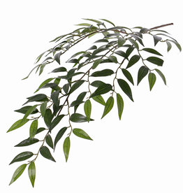 Smilax branch x3, 112 lvs., 2tone green, 72cm