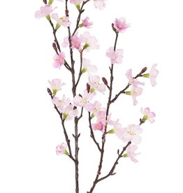 Sakura blossom branch (Prunus jamasakura), 36 flowers, 8 buds, 76cm