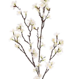 Sakura-Blütenzweig (Prunus jamasakura) 3 Verzweigungen, 72 Blüten, 9 Knospen, 96cm