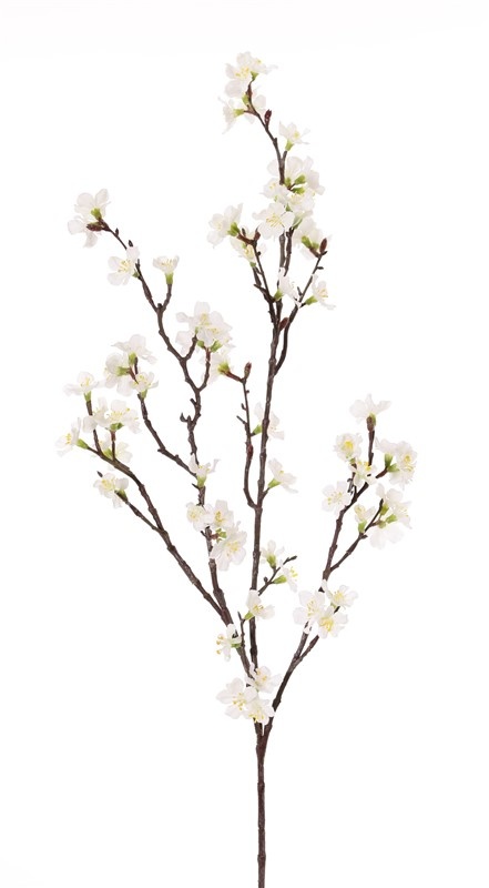 Sakura-Blütenzweig (Prunus jamasakura) 3 Verzweigungen, 72 Blüten, 9 Knospen, 96cm