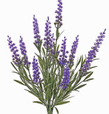 Lavendel (Lavandula), 42 bladeren & 12 bloemen, UV bestendig, 35cm
