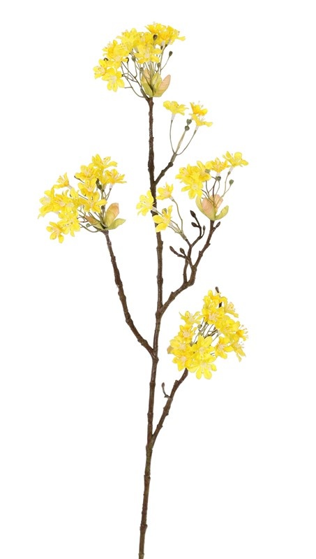 Rama de flor de árbol de arce, 6 racimos de flores, 70cm